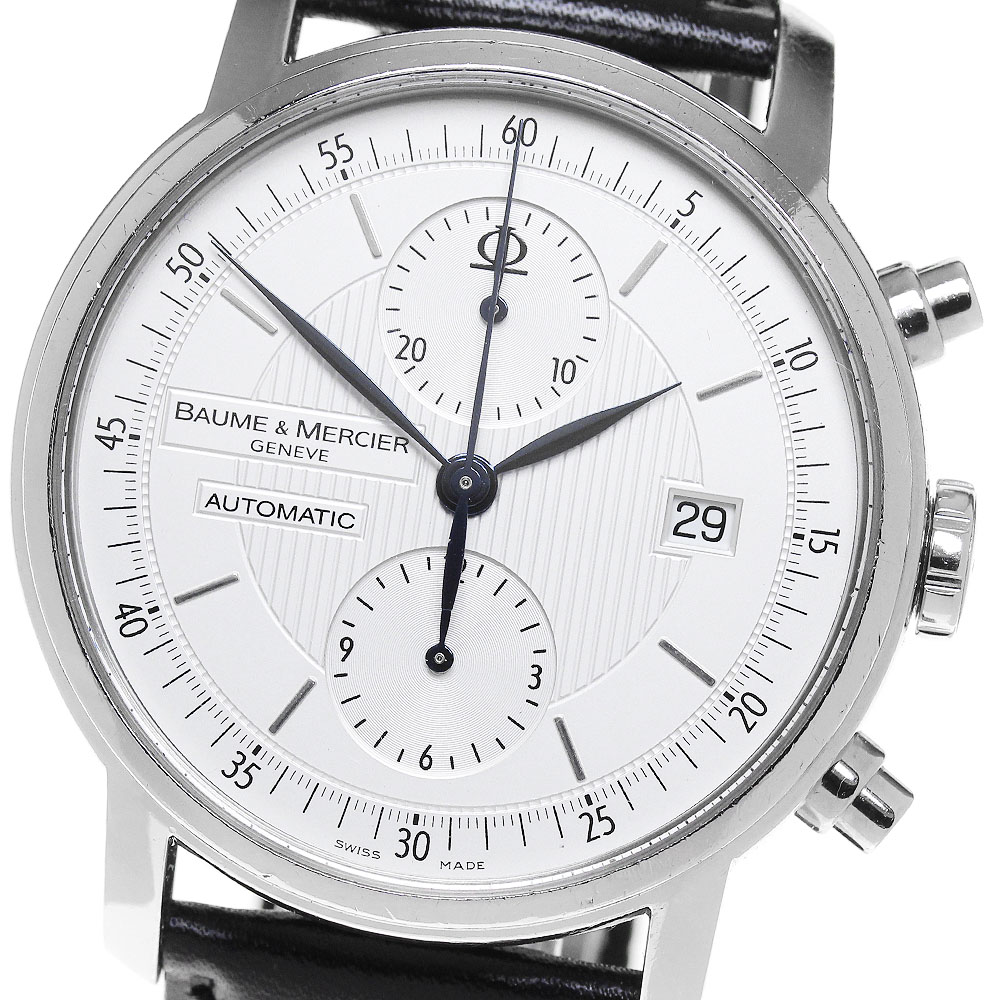 ボーム＆メルシェ Baume & Mercier 65560 クラシマ クロノグラフ デイト 自動巻き メンズ _845139【中古】