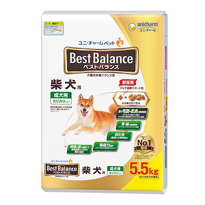 他サイト： ドッグフード　カリカリ仕立て　柴犬用　５．５ｋｇ　ＣＲＣ45―05―45―25―00の商品画像