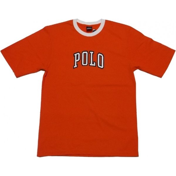 ボーイズサイズ 半袖 プリント Tシャツ オレンジ boys PR2-180