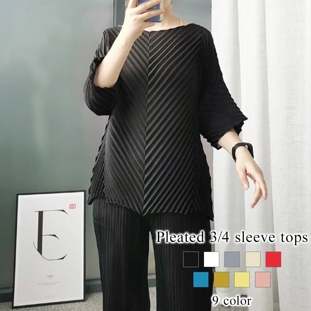 ブラウス レディース プリーツ5分袖トップス レース スーツ オフィス 夏 白 涼しい きれいめ 大きいサイズ カジュアル リボン 春 フリル ブランド ノーアイロン 薄手 安い シフォン 事務服 半