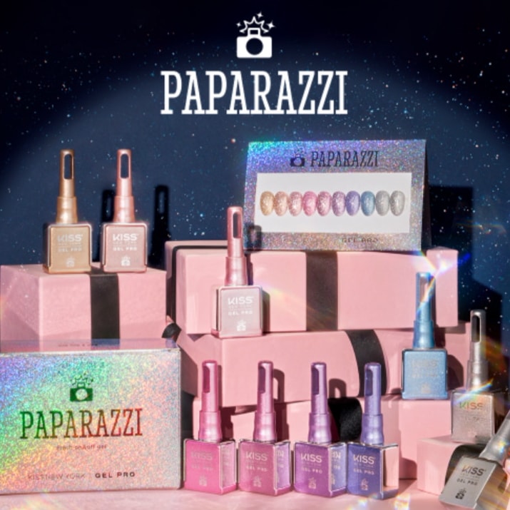 KISS NEWYORK / PAPARAZZI Flash on&off Gel 10 Set