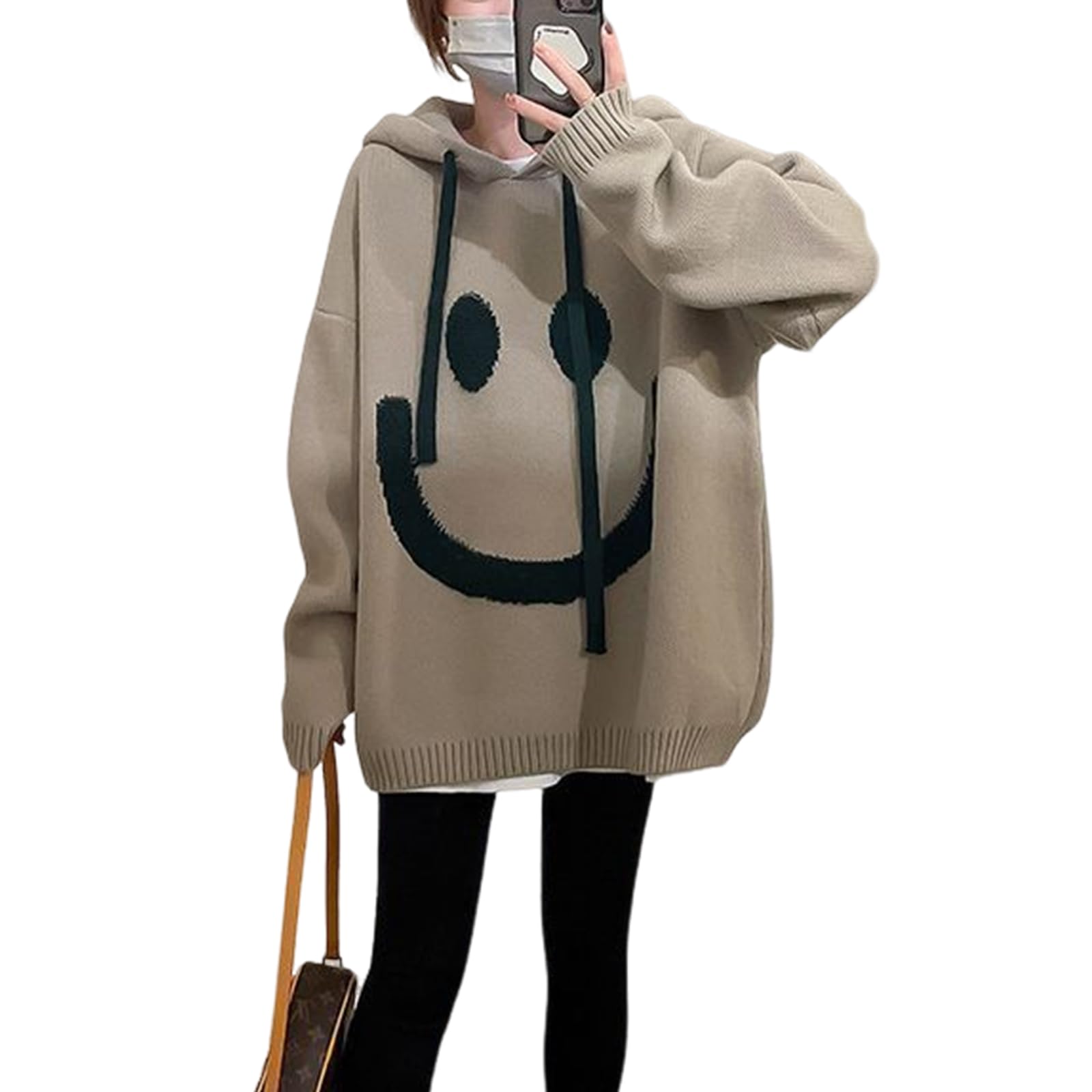 セーター レディース フード付き ニット パーカー 体型カバー 保温 長袖 上品 おしゃれ 可愛い 着痩せ 可愛い カジュアル リブ トップス アウター 厚手 通勤 秋 冬