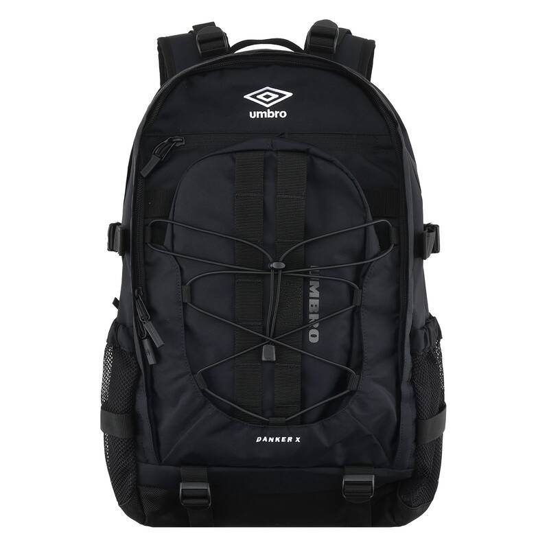 アンブロ ダンカー X バックパック（34Lクロスボディバッグ＆ノートパソコンポーチ付き） UR123CBP17BLK