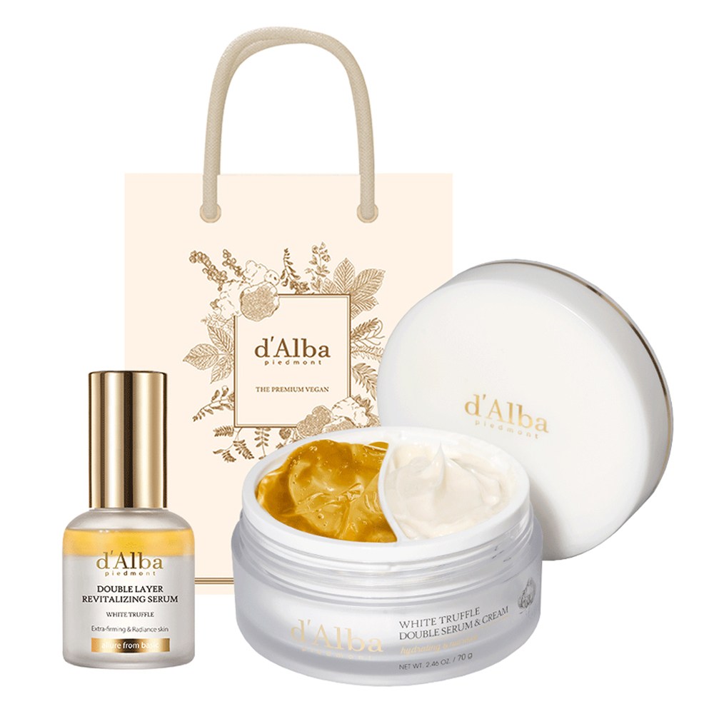 ダルバ　ホワイトトリュフダブルレイヤーリバイタライジングセラム　30ml ＼ポイント30％還元+送料無料／ d\u0027Alba ( ダルバ ) 公式