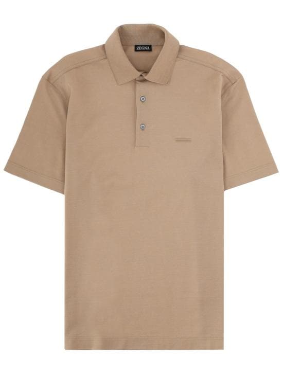 ERMENEGILDO ZEGNA Men Polo Shirts UH348A3 H794N03 BEIGE