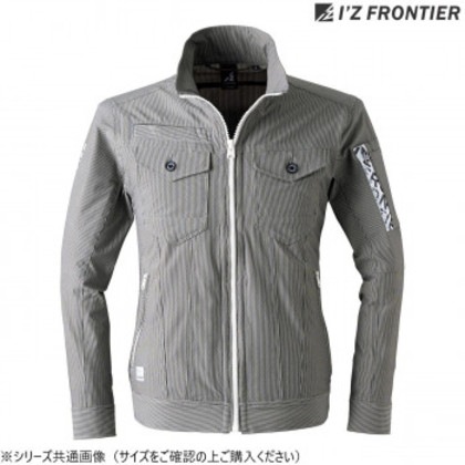 アイズフロンティア ストライプサッカージャケット 13 ディープグレー LL 3450 6,020円