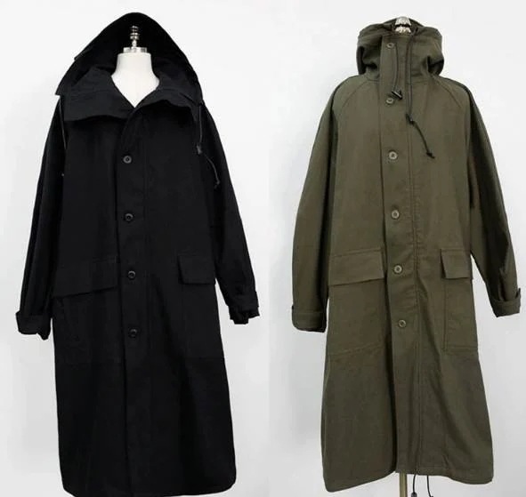 レディース ジャケット アウター 上着 ウィンドブレーカー ロング 長袖 ポケット フード シンプル