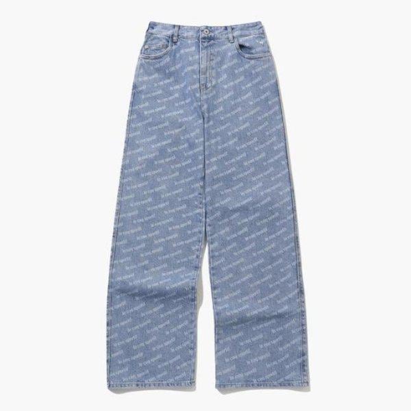 パンツ NQJ QQ122OPT22-BLU ウィメンズ ワイドフィット デニムパンツ / BLUE