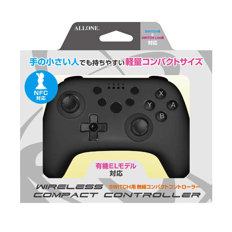 アローン　Switch用無線コンパクトコントローラーBK ALLONE 4,932円