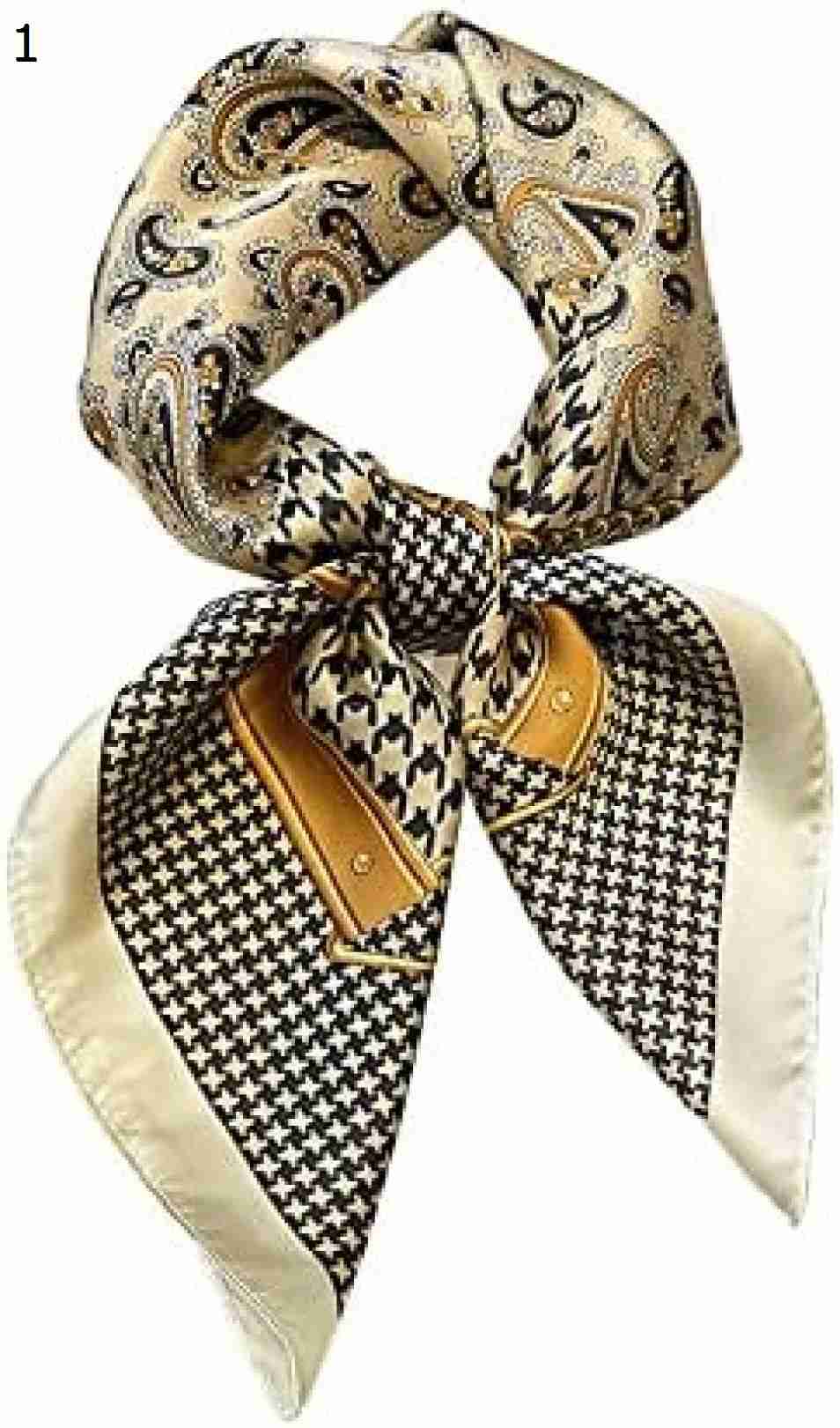 【20%OFFクーポン～】フレンチレトロクラシックカシューフラワーステッチロンバス70cmスクエアスカーフレディーススカーフファッションウエスタンスタイルネックスカーフチューブトップ