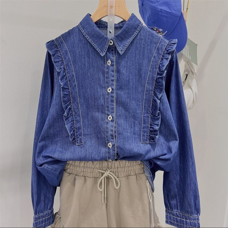 トップス シャツ 長袖 襟付き かわいい 大人可愛い シンプル カジュアル 大人 おしゃれ お洒落 かっこいい レトロ 大人可愛い 大人女子 ラフ 無地 春 秋 10代 20代 レディース 女性用