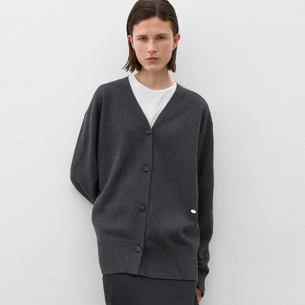 (CD-2217)ESSENTIAL OVERFIT KNIT CARDIGAN