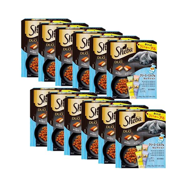 12個セット シーバデュオ クリーミーミルク味セレクション 200g (20g×10)
