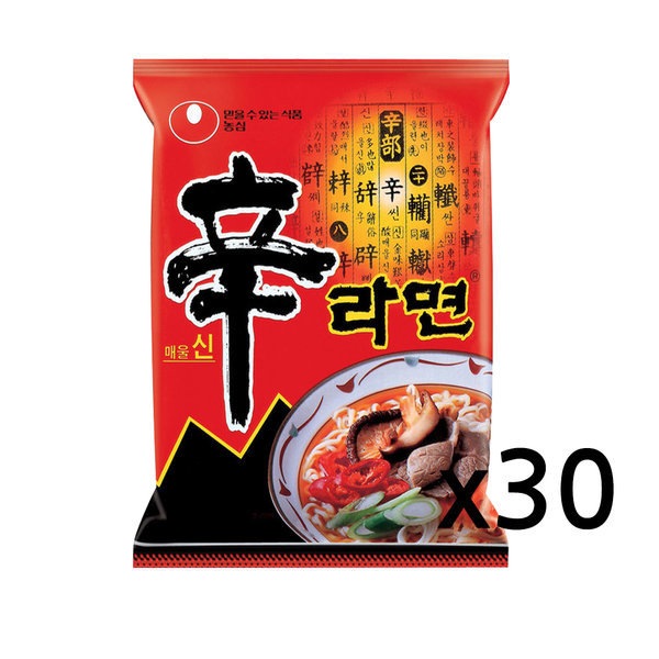 辛ラーメンx30袋/袋ラーメン/オットゥギ/三養/八道