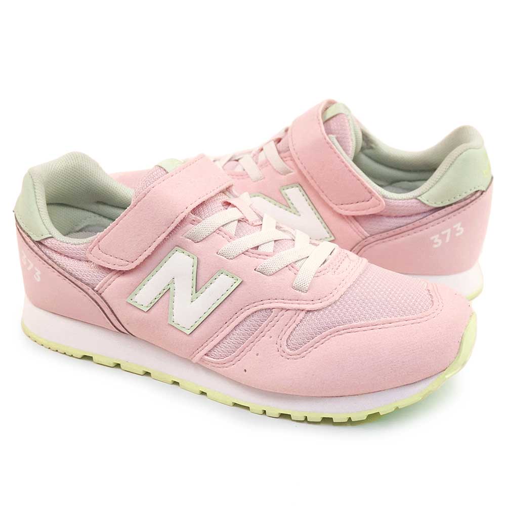 YV373 PE2 ピンク 子供靴 ジュニア シンプル マジックテープ キッズ スニーカー