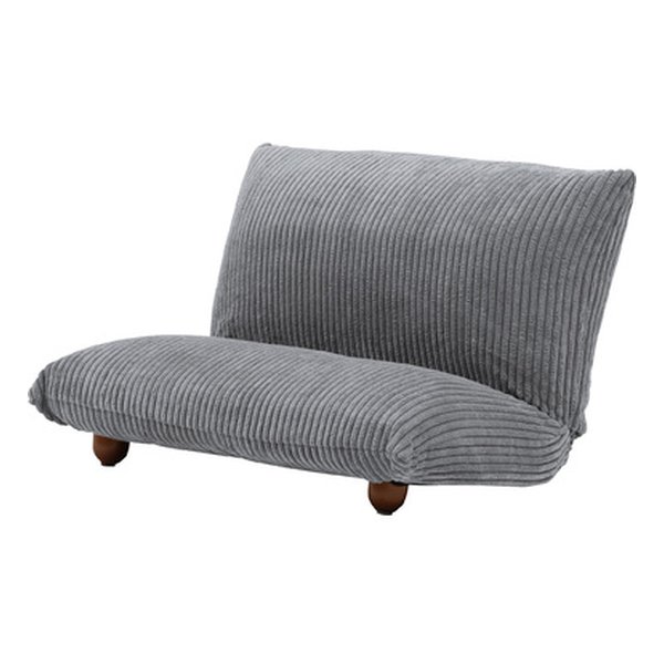 ワイドカックンリクライナー グレー 幅65×奥行き51/41×高さ39×座面高18cm RKC-185GY