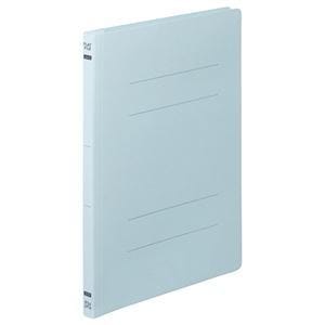 （まとめ） TANOSEE フラットファイルE A4タテ 150枚収容 背幅18mm ブルー 1パック（10冊） 15セット