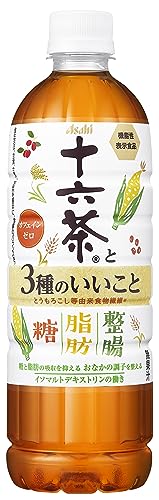 アサヒ飲料 十六茶と３種のいいこと 630ml×24本 [お茶] [ノンカフェイン] [機能性表示食品] [糖と脂肪の吸収を抑える] [おなかの調子を整える]