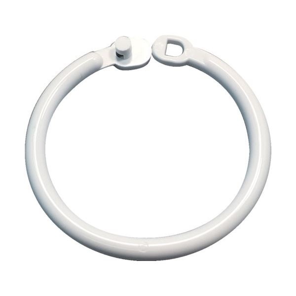 （まとめ） TRUSCO 樹脂製カードリング4.5mmΦ40mm TKRJ-40 1パック（10個） 5セット