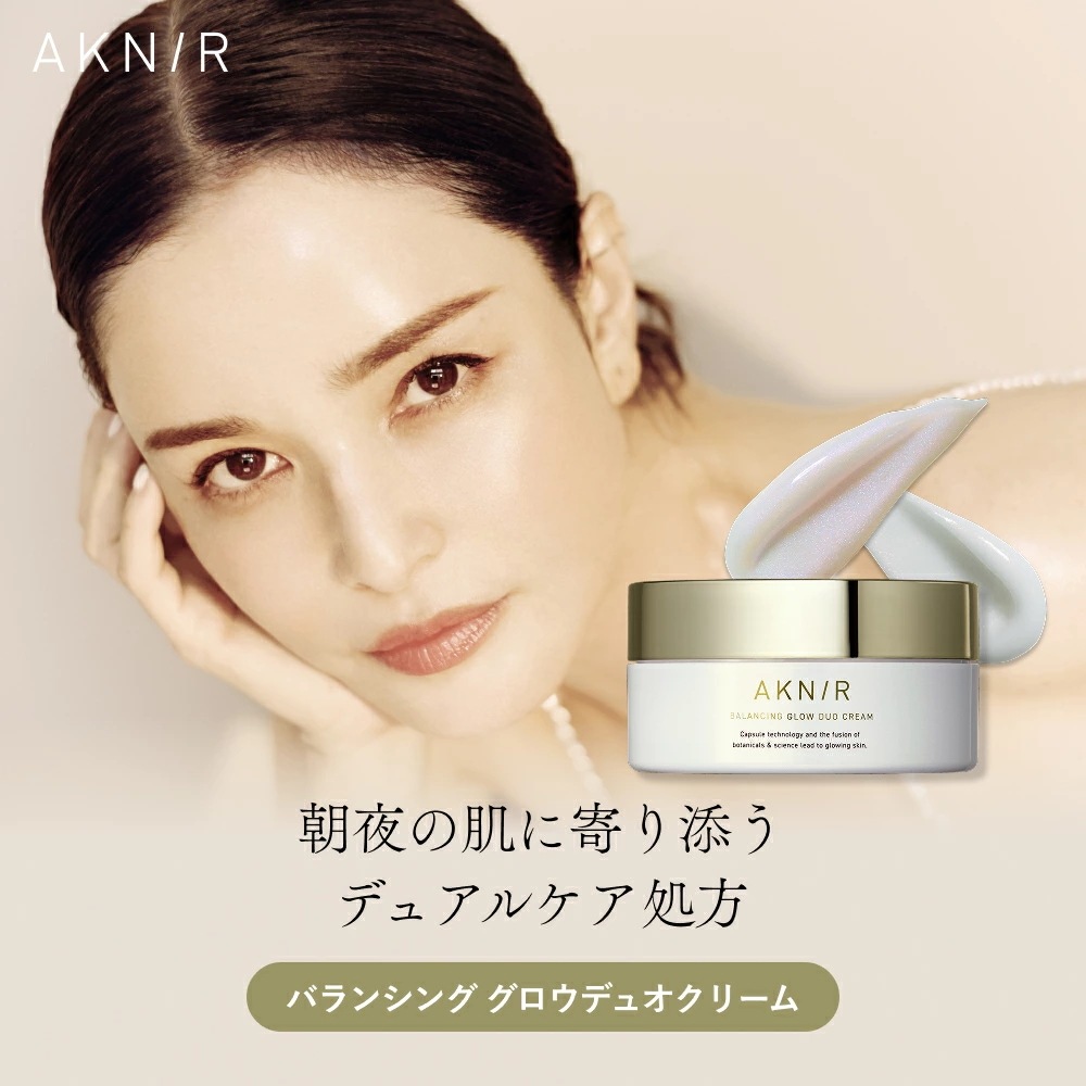 AKNIR（アクニー）公式【梨花開発】バランシンググロウデュオクリーム スキンケア エイジングケア フェイスクリーム 保湿クリーム スキンケア 敏感肌 乾燥肌 低刺激 無添加 天然由来