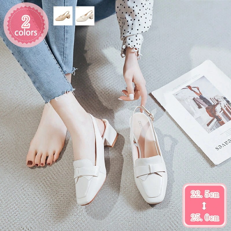 777円OFFクーポン バックストラップ パンプス 痛くない 太めヒール ミドルヒール 5cm 歩きやすい スクエアトゥ 美脚パンプス ストラップ 疲れない オフィスサンダル ドレスシューズ フォーマ