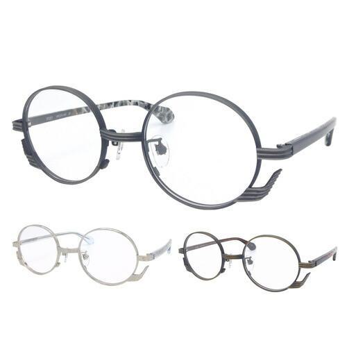 メガネ 8585 col.89/1010/9610 48mm 日本製 ぱこぱこ パコパコ 丸メガネ ラウンド 3color