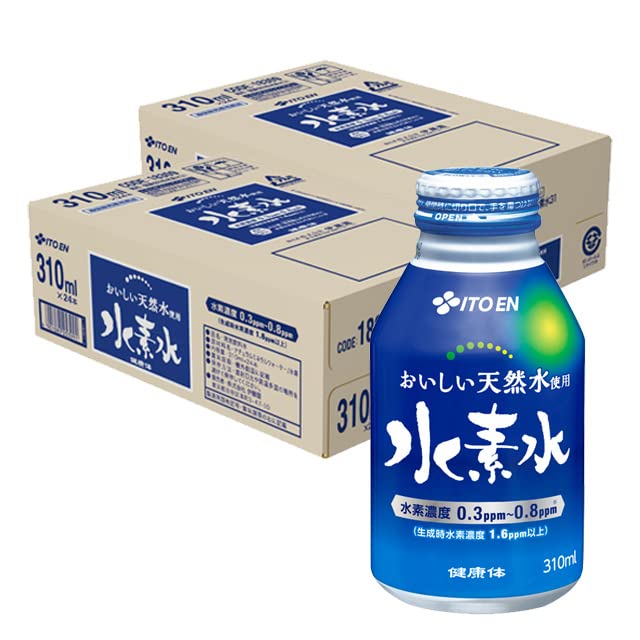 【伊藤園公式通販 健康体】水素水 ボトル 缶 310ml×48本(2箱) 大分の天然水使用 特許製法 おいしい水 天然水 高濃度