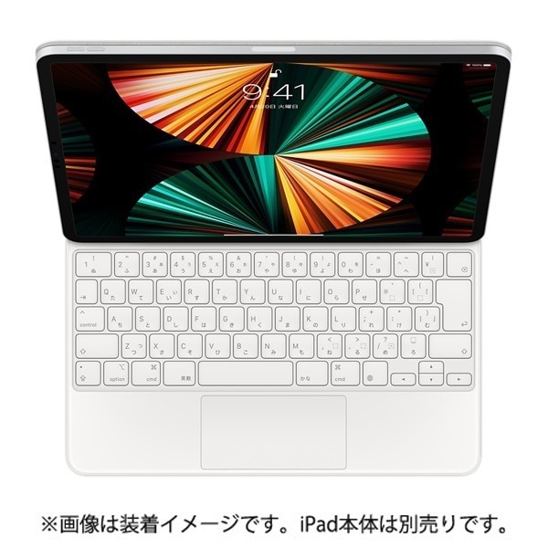 Apple 12.9インチ iPad Pro（第5世代）用 Magic Keyboard キーボード 日本語 MJQL3JA MJQL3J/A ホワイト アップル