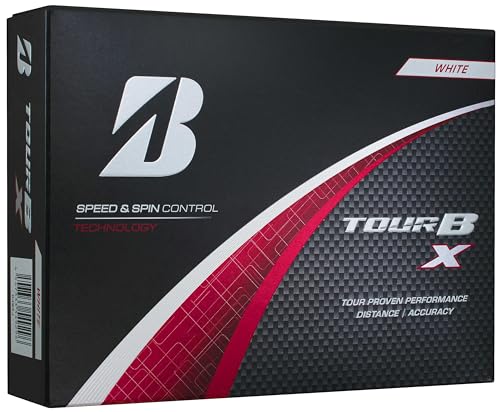 BRIDGESTONE(ブリヂストン)ゴルフボール TOUR B X 2024年モデル 12球入 ホワイト B4WXJ