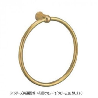 シロクマ 丸義星タオルリング クローム BT-108