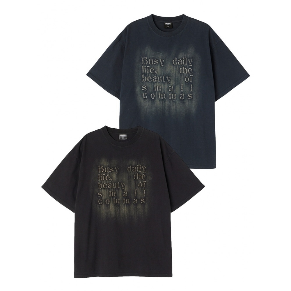 URBANAGE ビジーデイリーバイオウォッシュオーバーショートスリーブ (2COLOR)