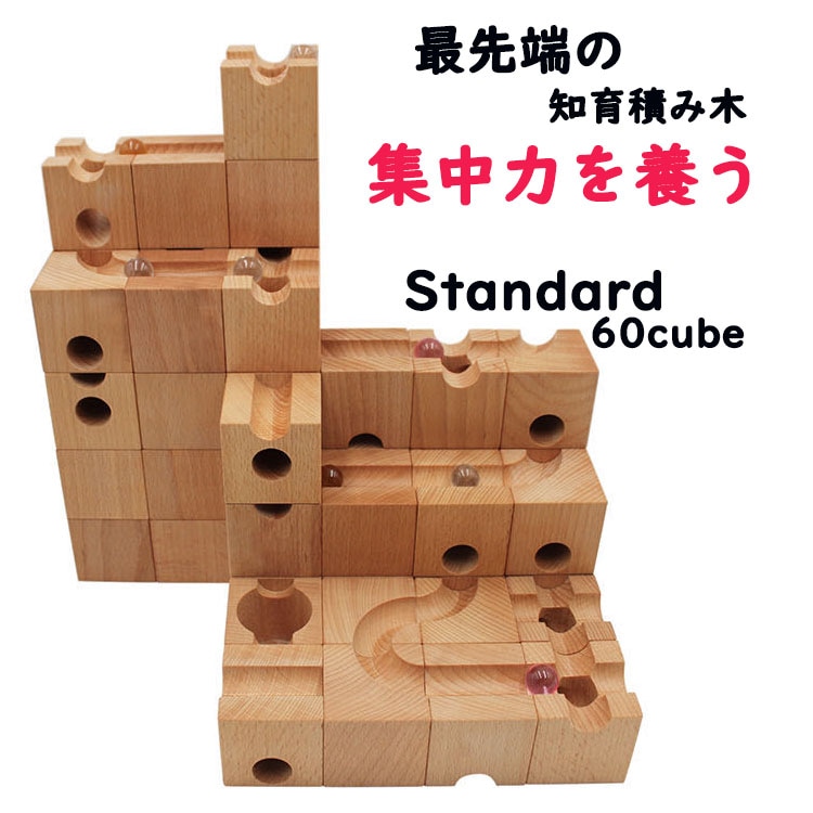 ブロック おもちゃ パズル 知育玩具 木製 積み木 スタンダード クリスマスプレゼント つみ木 ビー玉転がし 立体パズル 木のおもちゃ お祝い プレゼント