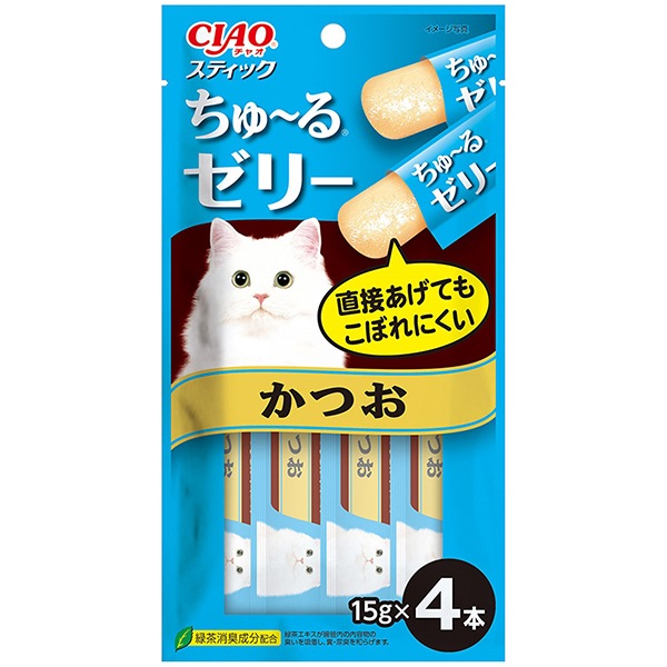 ���Ȃ΃y�b�g�t�[�h �`���I �X�e�B�b�N ���� 15gx4�{