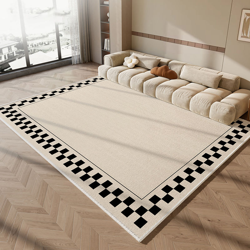 【送料無料】長方形 カーペット 絨毯マット 柔らかい 滑り止め リビングカーペット 冷房対応 ラグマット 140*200cm