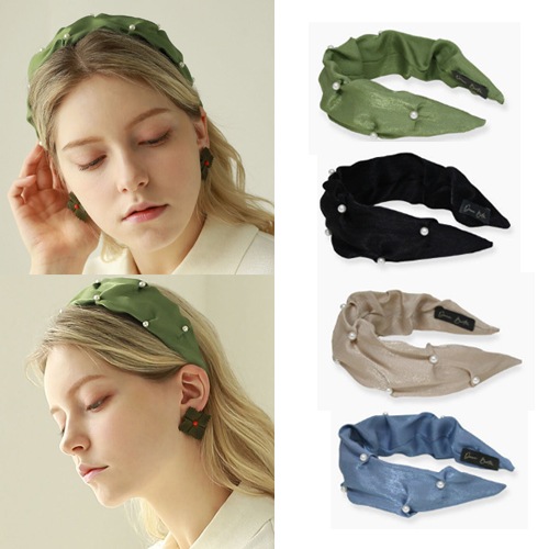 エリーゼパールヘアバンド SNSで人気 SNSで人気 ヘアアクセサリー韓国ファッションスタイル の人気ブランド 大学生ファッション デイリーアクセサリー 人気 ヘアアクセサリー