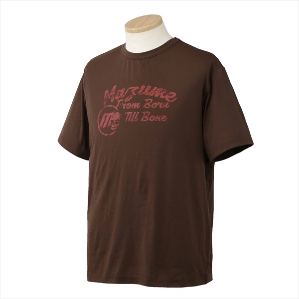 オレンジブルー ウェア MZAP-767mazume プライムフレックスTシャツ ロゴ II ブラウン LL