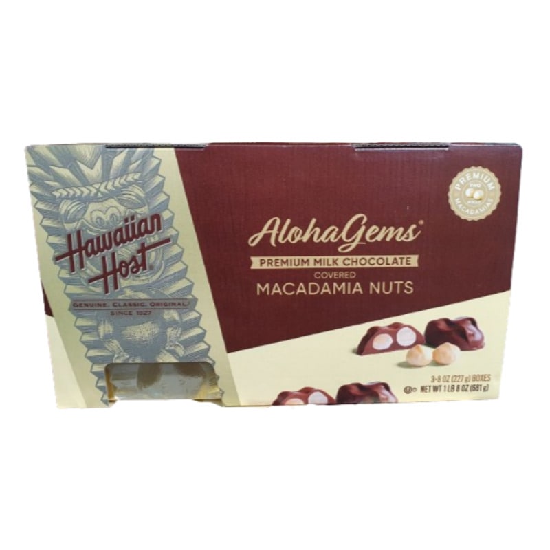 HAWAIAN HOST マカダミアチョコレート 681g (227g x3)