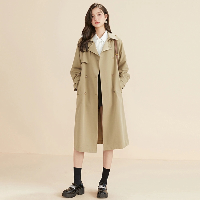 春の春の新型の中で膝を越えたコートが流行していますメガ割ワンピースパンツトートバッグ