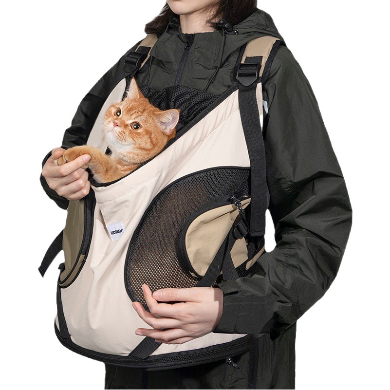 【本日限りの究極超セール!! 早い者勝ち!!】猫用バッグ 携帯外出用 軽量タイプ 大容量 ペット用胸前バッグ 猫用外出バッグ 犬用バッグ