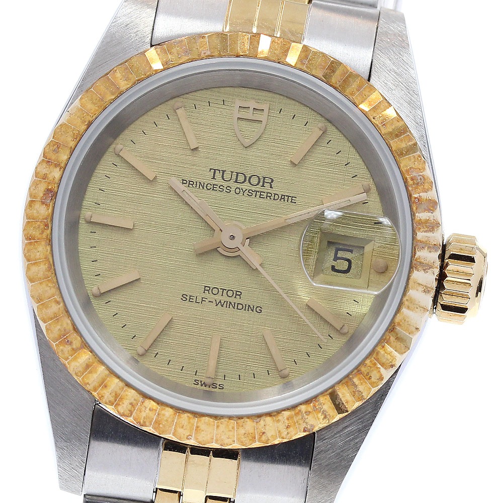 チュードル TUDOR 92413 プリンセス オイスターデイト Cal.2671 自動巻き レディース 保証書付き_834341【中古】