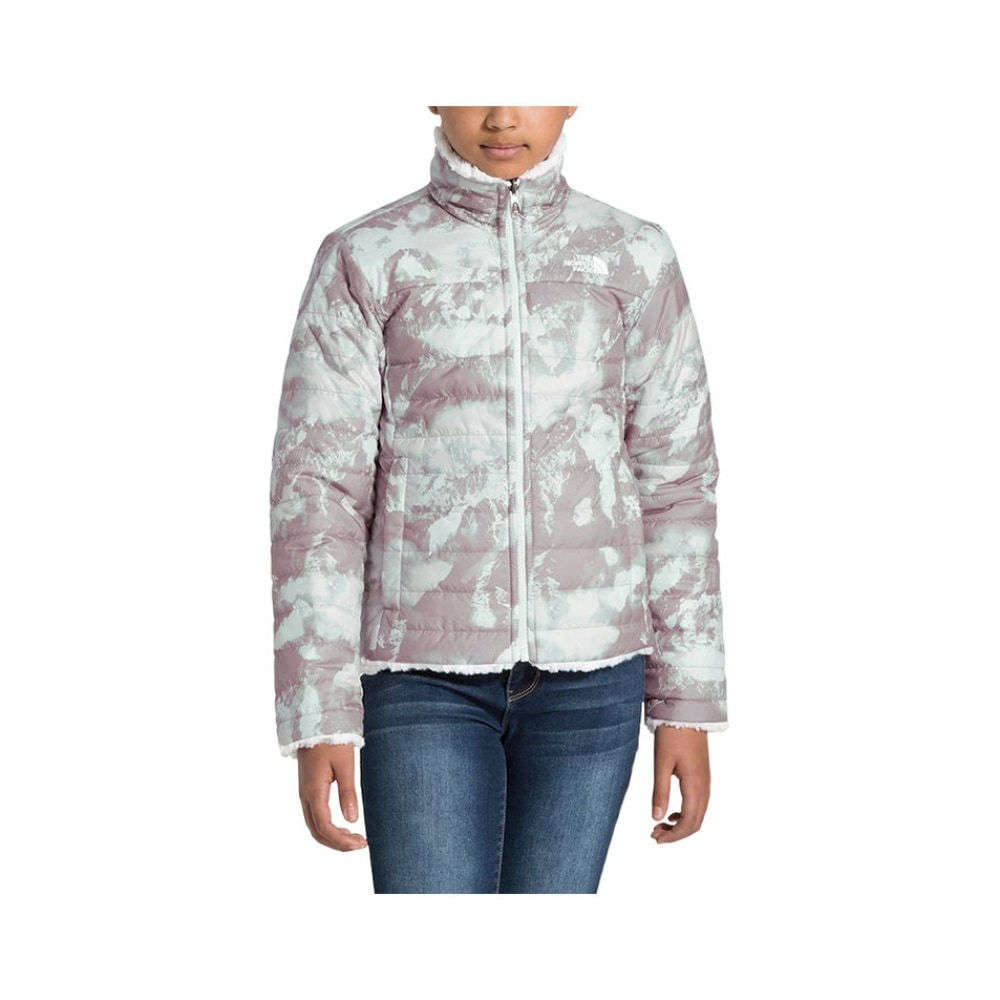 North Face 女の子用両面ジップアップジャケット