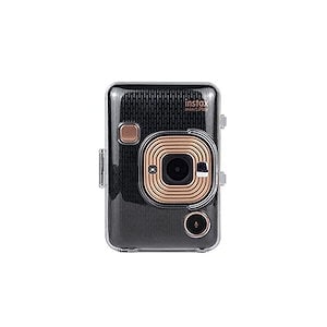 FUJIFILM 富士フイルム instax mini LiPlay インスタントカメラケース カメラ保護カバー 透明 ハード PVC 軽量 全面保護 傷つけ防止 (クリア)