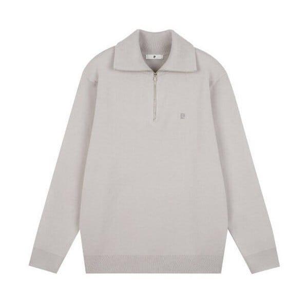 カジュアル] PMKRM4314ショルダーカラーハーフジップニット（P002953887）