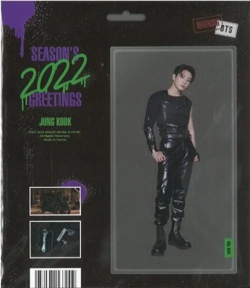 BTS(防弾少年団) 公式グッズ 2022 SEASON S GREETINGS ペーパーマグネット JUNG KOOK(JUNGKOOK/ジョングク)