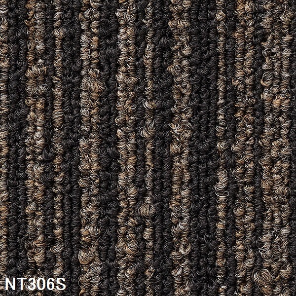 裏面のり付加工 耐候性/耐薬品性/静電性に優れたカーペットタイル VALUE LINE NT-306S 20枚セット