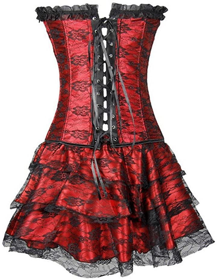 大きいサイズ ワンピース レース コルセット スカート ビスチェ ドレス XXL TOKYO GOO 4,775円