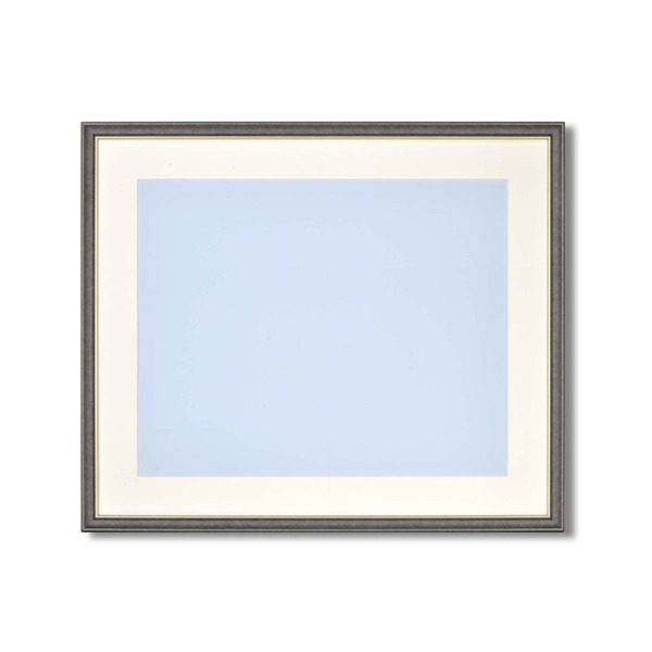 [軽量水彩額]色あせを防ぐUVカットアクリル/マット付き 水彩額F10号 ブラック