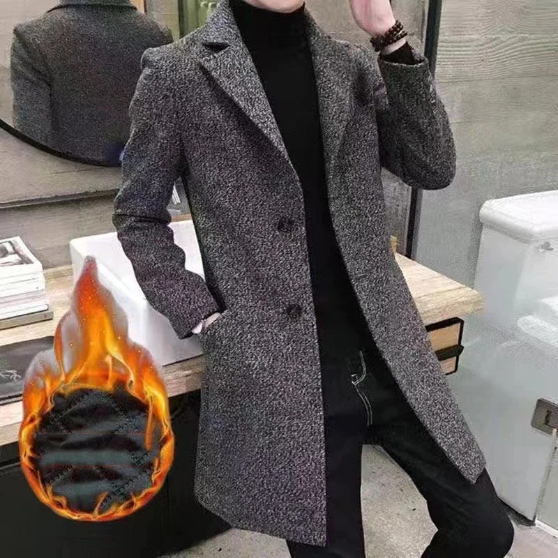 ステンカラーコート メンズ ラシャコート ビジネス ロングコート トレンチコート 中綿入り 暖かい 細身 スリム チェスターコート アウター 紳士服 防寒保温