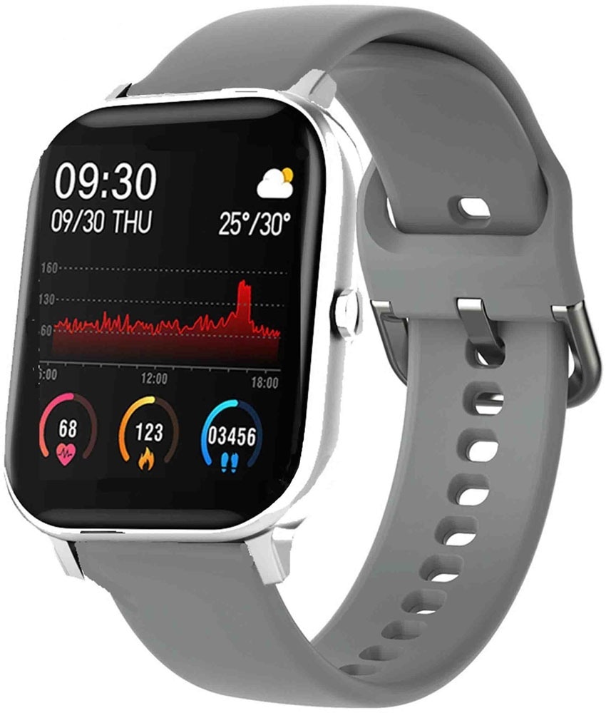 FRUN(エフラン) CP2RS スマートウォッチ＿CP－2R＿シルバー スマートウオッチCP－2R シル90