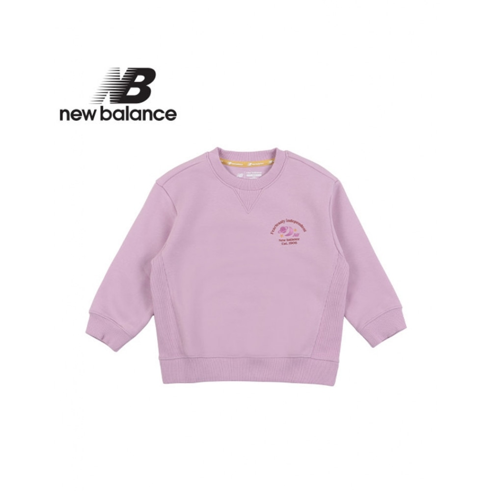 ニューバランスキッズスペースイラスト起毛スウェットシャツ (NK9CC4603U-70) _バイオレット 7,117円